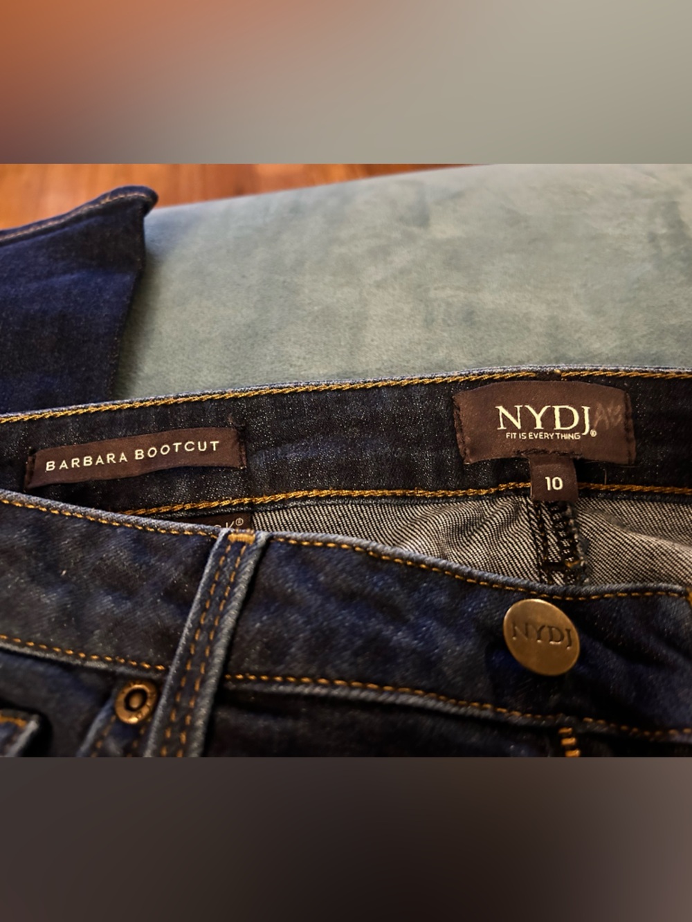 NYDJ Dark Blue Denim Jeans